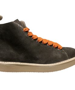 PANCHIC P01 ANKLE BOOT EBONY-ORANGE