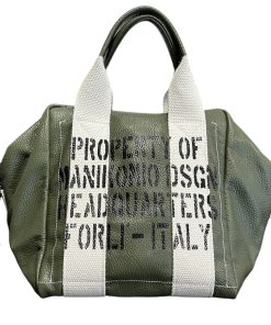 MANIKOMIO AVIATOR LEATHER MILITARY GREEN
